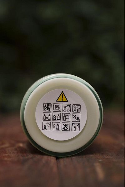 rufus concept Model1 Candle Warning Label 100 Pieces