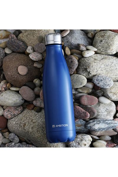 Ambition Thermos bottle 400ml, blue, Caldo
