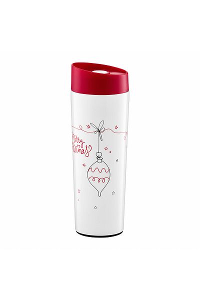Ambition Thermos mug 340ml, globe model, Line Art