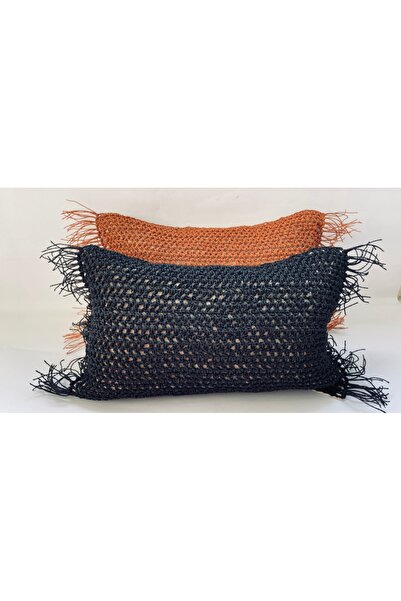 Miss California Dikdörtgen Rafya Kırlent Kılıfı (35-55)