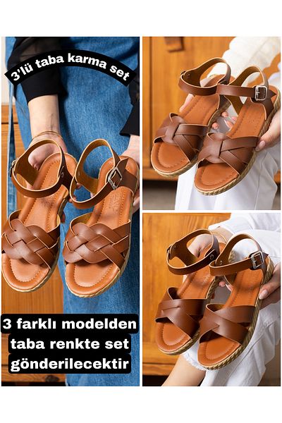 SWORD 3 Pack Mixed - Summer Women's Sandals - Casual Sandals