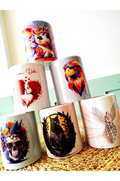 teknofinal Cromi Dijital Baskı Kupa Bardak Kişiye Özel Hediyelik