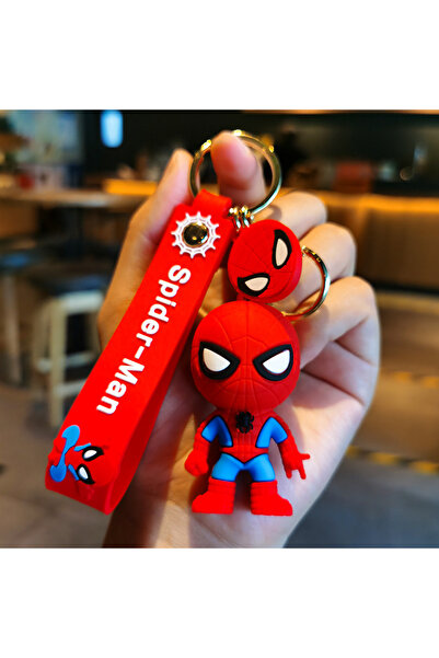 Choice B1 The Avengers Keychain Disney Anime Cute Iron Man Hulk Captain America Silicone Figure Keyring Sch