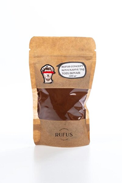 rufus concept Koyu Kahverengi Taş Tozu Boyası ( 100 gr )