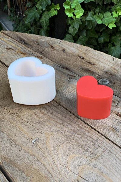 rufus concept Kalp 2d Mum Kalıbı ( Silikon ) 1 Adet