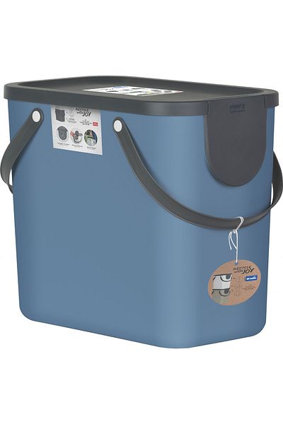 Rotho Cos colectare selectiva 25L, albastru, Albula