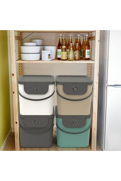 Rotho Cos colectare selectiva 40L, lime, Albula