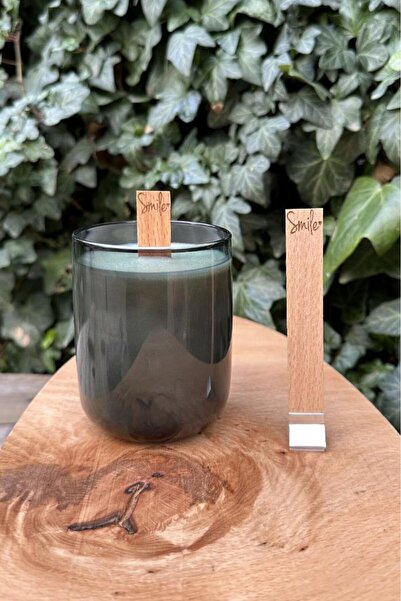 rufus concept Ahşap Mum Fitili Ve Yapışkanlı Fitil Sehpası 10 Adet (15X100X0,...