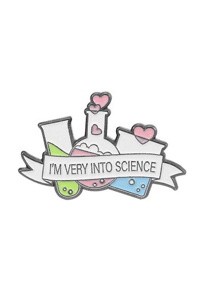 Choice دبابيس مطلية بالمينا على شكل بنية جزيئية كيميائية من الطراز 11، دبابيس...