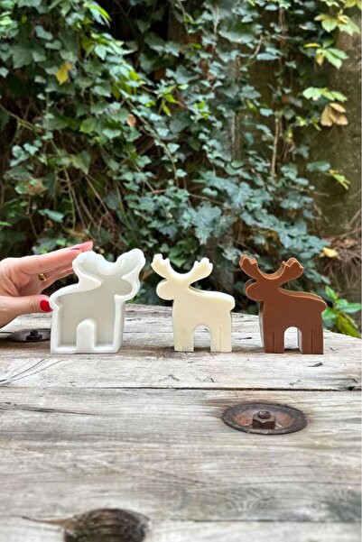 rufus concept Geyik 2d Mum Kalıbı (SİLİKON) (1 ADET)