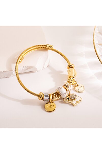 Choice سوار الحب الدائري المصنوع من الفولاذ المقاوم للصدأ متعدد العناصر مقاس ...