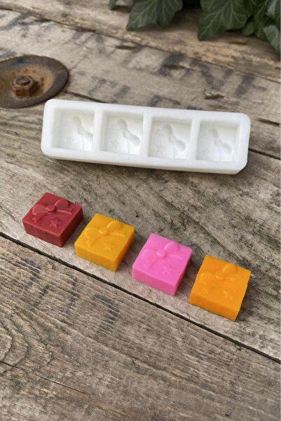 rufus concept Paket Mini Dörtlü Mum Kalıbı (SİLİKON) (1 ADET)