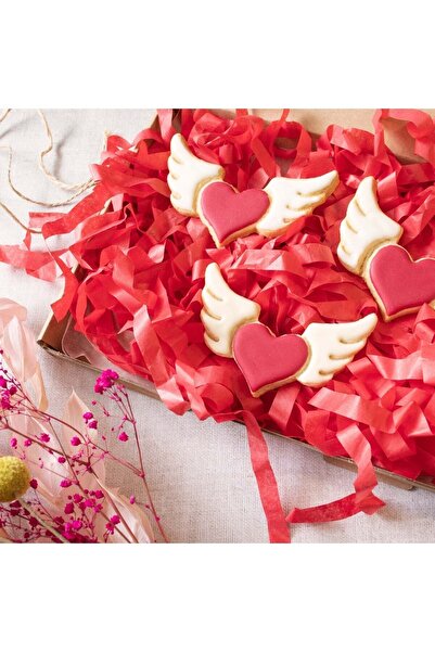 Hobist قالب كوكي لعيد الحب بنمط قلب مجنح