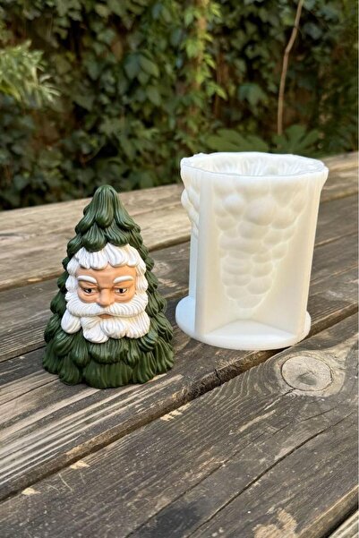 rufus concept Noel Baba Ağacı Silikon Mum Kalıbı