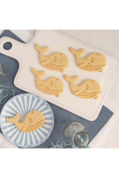 Hobist قالب بسكويت الحوت اللطيف وقالب لب السكر