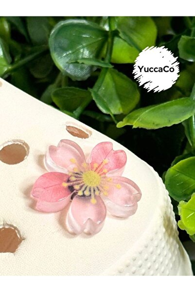 Crocs Çiçekli Terlik Süsü/Çiçek Terlik Charm/Terlik Jibbitz