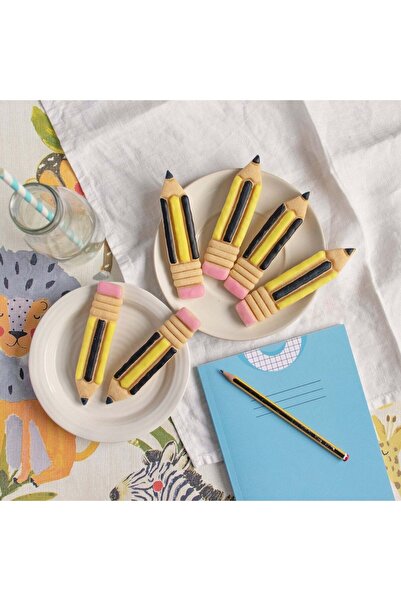 Hobist قالب كوكي قلم رصاص وقالب لب السكر