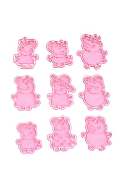 Hobist قوالب بسكويت الخنازير الحلوة - مجموعة كاملة مع 9 قواطع مختلفة