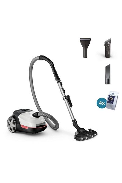 Philips Aspirator cu sac Philips seria 6000 XD6122/12, 900 W (Alb)