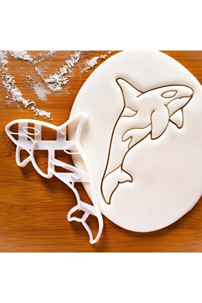 Hobist قالب بسكويت الحوت الأوركا وقالب لب السكر