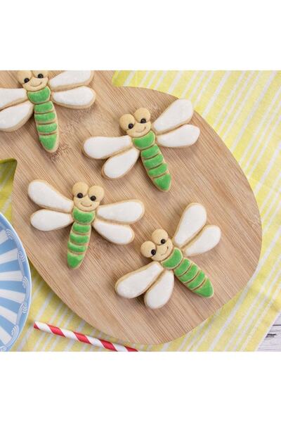 Hobist قالب كوكي لطيف على شكل خنفساء اليعسوب وقالب لب السكر