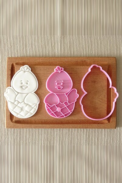 Hobist قالب كوكيز لطيف على شكل بطة صغيرة وقالب لب السكر