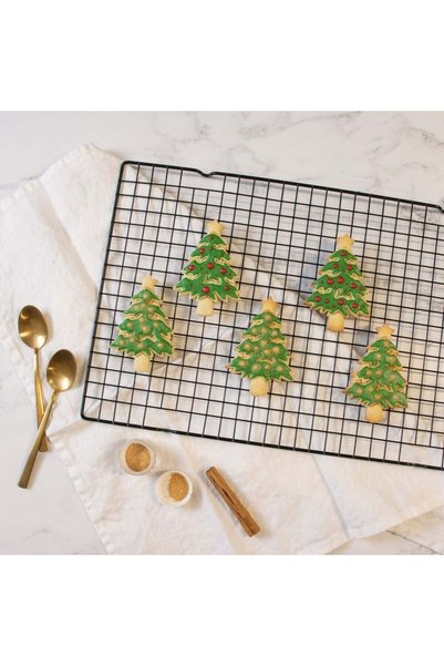 Hobist Christmas Pine Tree Star Cookie Mold - Sugar Plasticine Mold 10cm