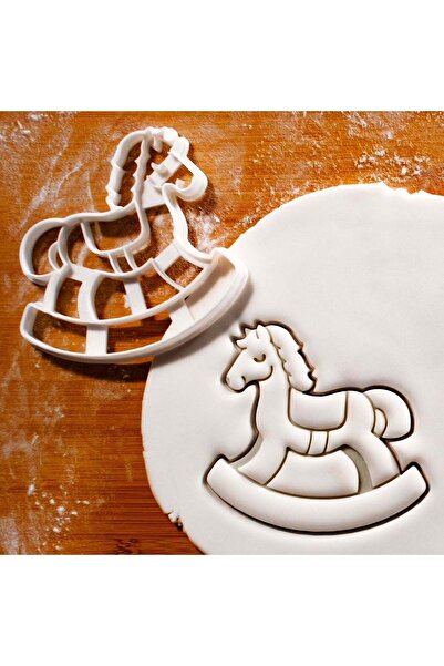 Hobist قالب بسكويت الحصان الهزاز وقالب لب السكر