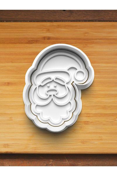 Hobist Santa Claus Santa Claus Cookie Mold and Sugar Dough Mold