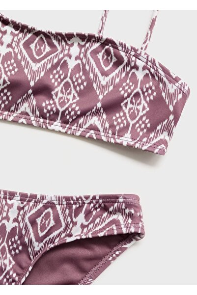 MANGO Kids Etnik desenli bikini