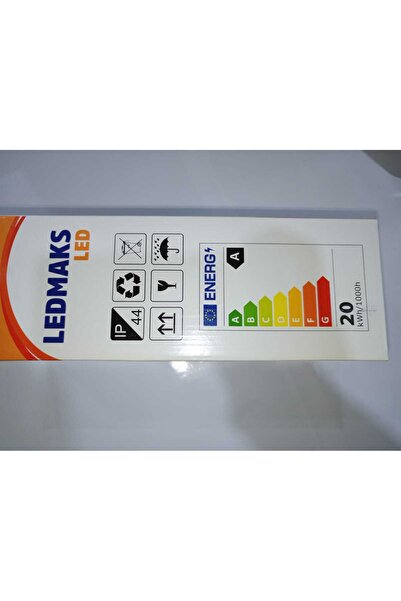 AC ledmaks Siyah Led Yarım Ay Aplik 6500K (Beyaz Işık)