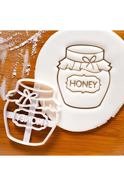 Hobist قالب كوكي مكتوب عليه جرة العسل