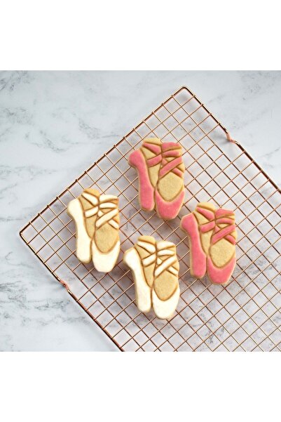 Hobist قالب ملفات تعريف الارتباط لأحذية الباليه وقالب لب السكر