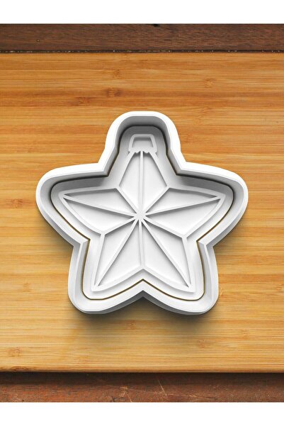 Hobist قالب كوكيز على شكل نجمة لتزيين شجرة الصنوبر وقالب لب السكر