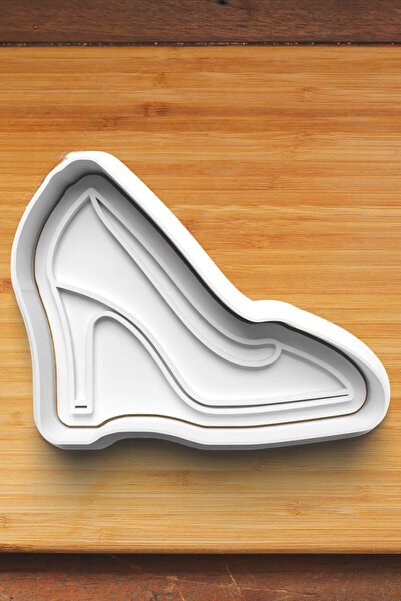 Hobist قالب حذاء بكعب من البسكويت وبلاستيسين السكر