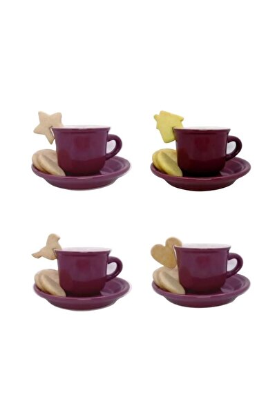 Hobist طقم قوالب كوكيز لفنجان القهوة 4 قطع