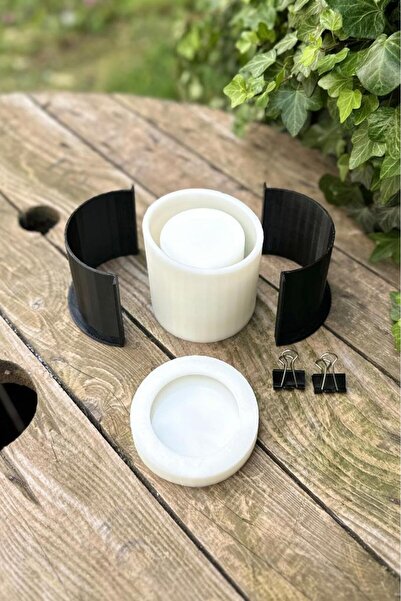 rufus concept Pyksis 1 Dairesel Kapaklı Kasnaklı Kap Kalıbı