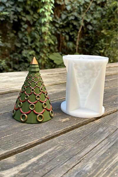 rufus concept Kutlama Ağacı Silikon Mum Kalıbı