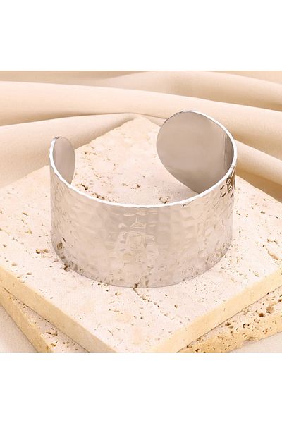 Choice B1587P Exquisite Classic Bump Pattern Openning Bangles Bracelet For Women Cuff Bracelet Gold Color S