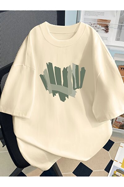 LAND MODA Γυναικείο πλεκτό μπλουζάκι με σχέδιο - Άνετο στυλ Y2K, με στρογγυλή...