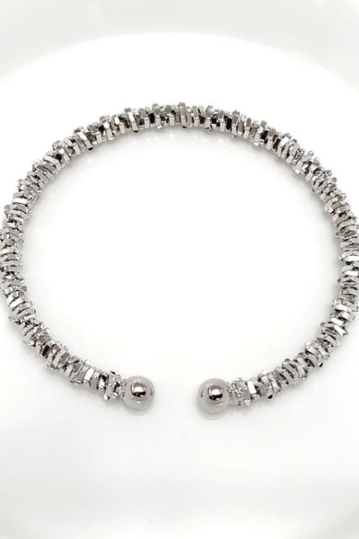 Pudraksesuar Luxury Shiny Women's Bracelet - 316L Steel Silver Color