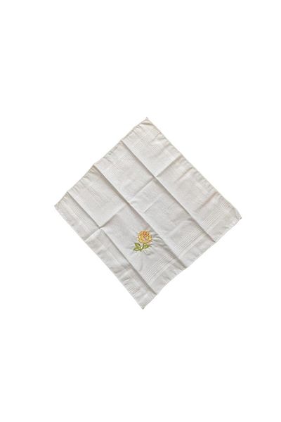 Lord Pachet de 6 batiste de dama din poplin brodat