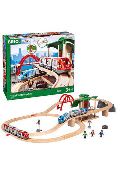 BRIO Vláčikodráha BRIO s prípojnou stanicou, 3+ rokov
