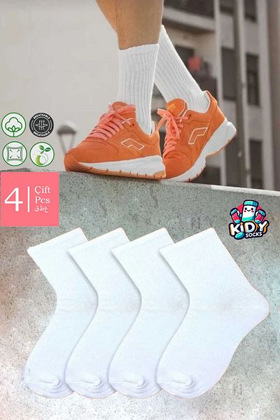 kidy Unisex Corded College Socks Cotton Premium Quality