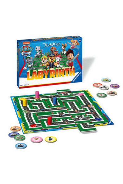RAVENSBURGER Labyrinth Paw Patrol Junior Ravensburger, maze game for children from 4 years old, multilingual incl. RO