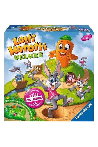 RAVENSBURGER Lotti Karotti Deluxe Ravensburger, společenská hráčka pro 4 roky věku