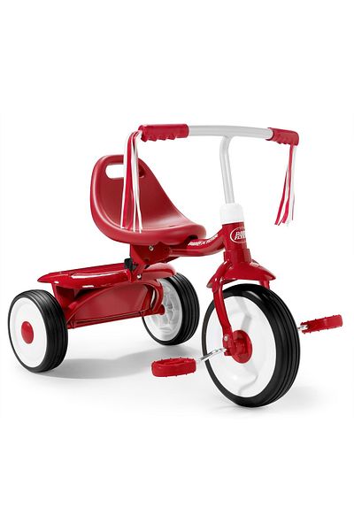 RADIO FLYER Radio Flyer Fold 2 Go Red Folding Tricycle, 1-3 years