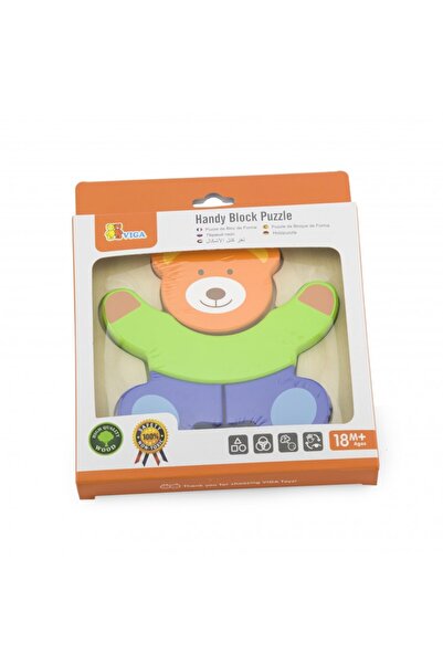 Viga Puzzle din lemn - ursulet