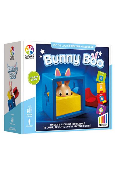 Smart Games - Bunny Boo, logická hra s 60 výzvami, 2+ roky, rumunské libry