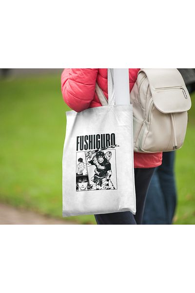 Akumastik Jujutsu Kaisen Toji Fushiguro Cloth Bag 35X40Cm - Anime Handbag - Tote Bag